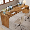 Tribesigns Bureau d'ordinateur, Bureau exécutif double de 180 cm de long