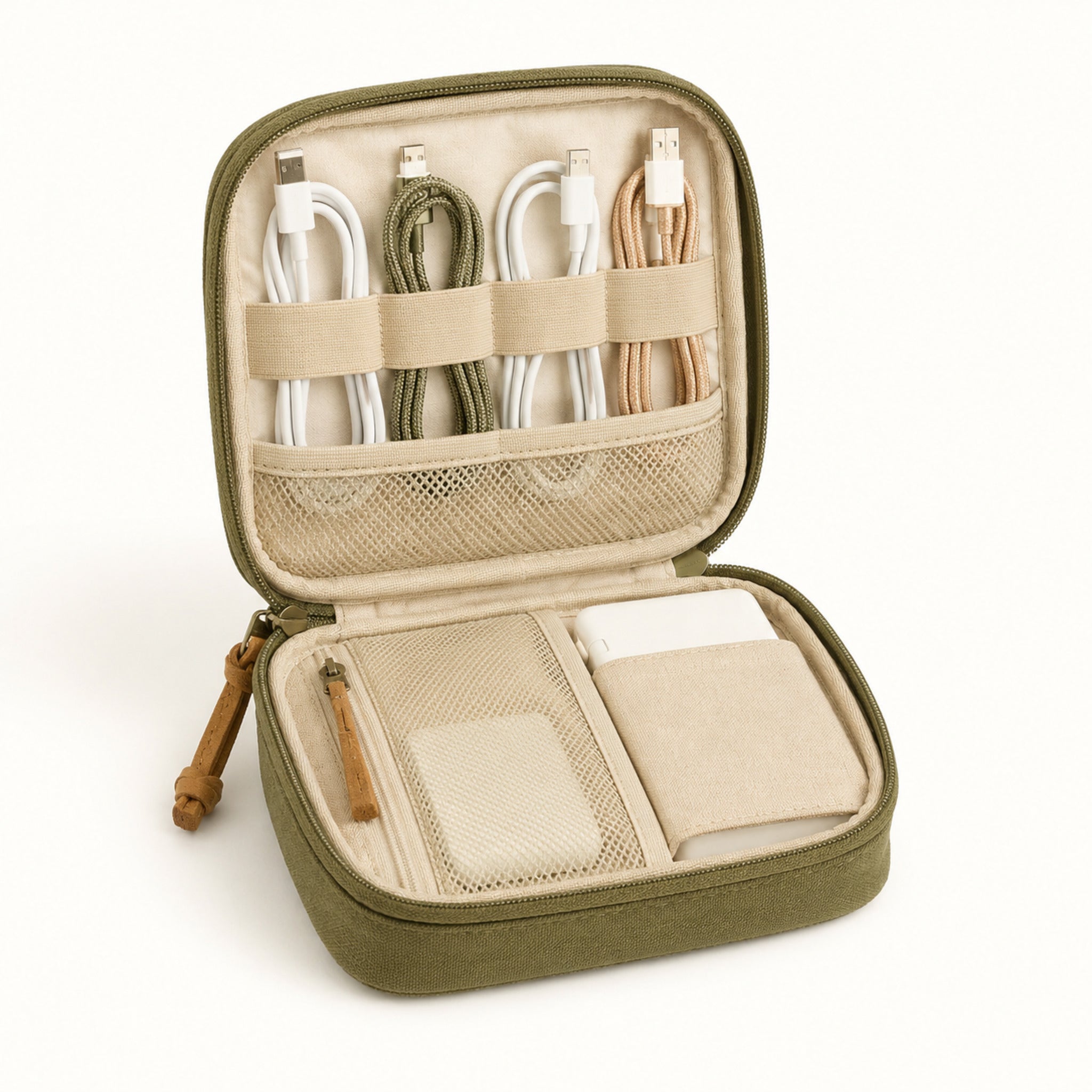 Pochette câbles Nomade – Organisateur électronique compact et complet