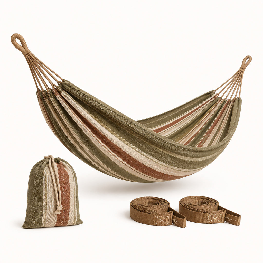 Hamac nomade Azur portable – Détente grand confort avec sangles