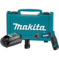 Makita – Visseuse articulée sans fil 7.2V 1.5Ah Li-Ion – 2 batteries + chargeur – Couple 3,6/5,6 Nm – Pour espaces confinés