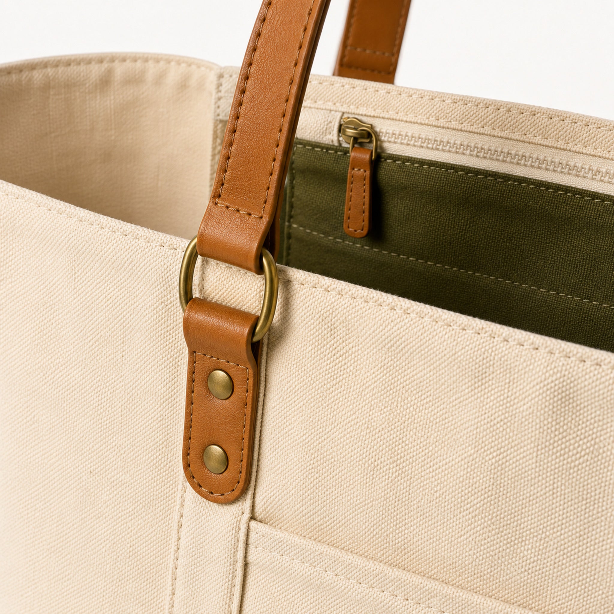 Sac de plage Saint-Tropez en canvas – Grand cabas chic et fonctionnel
