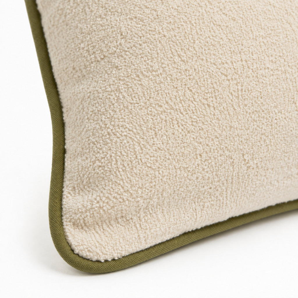 Coussin Montmartre en lin texturé – Élégance naturelle et confort moelleux