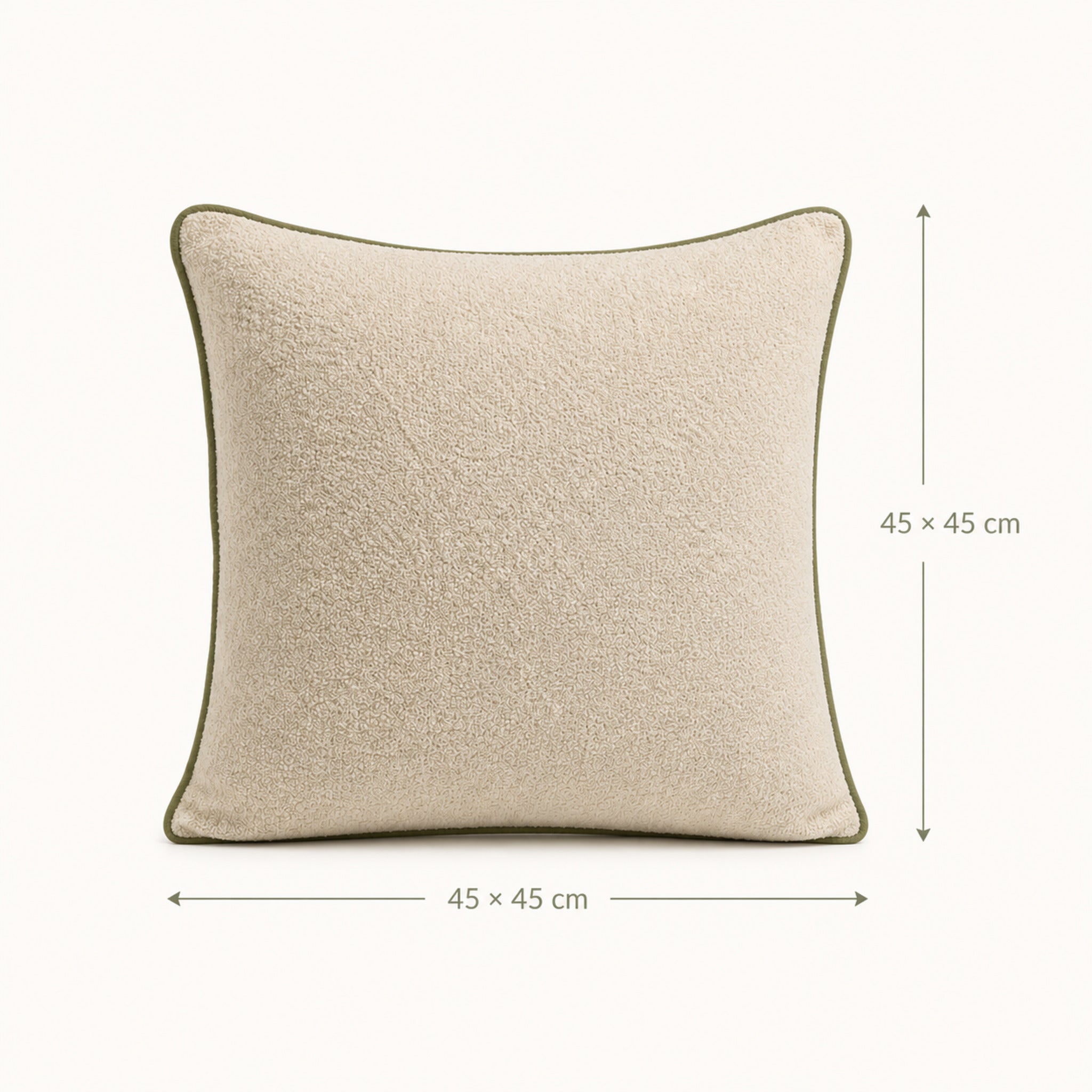 Coussin Montmartre en lin texturé – Élégance naturelle et confort moelleux