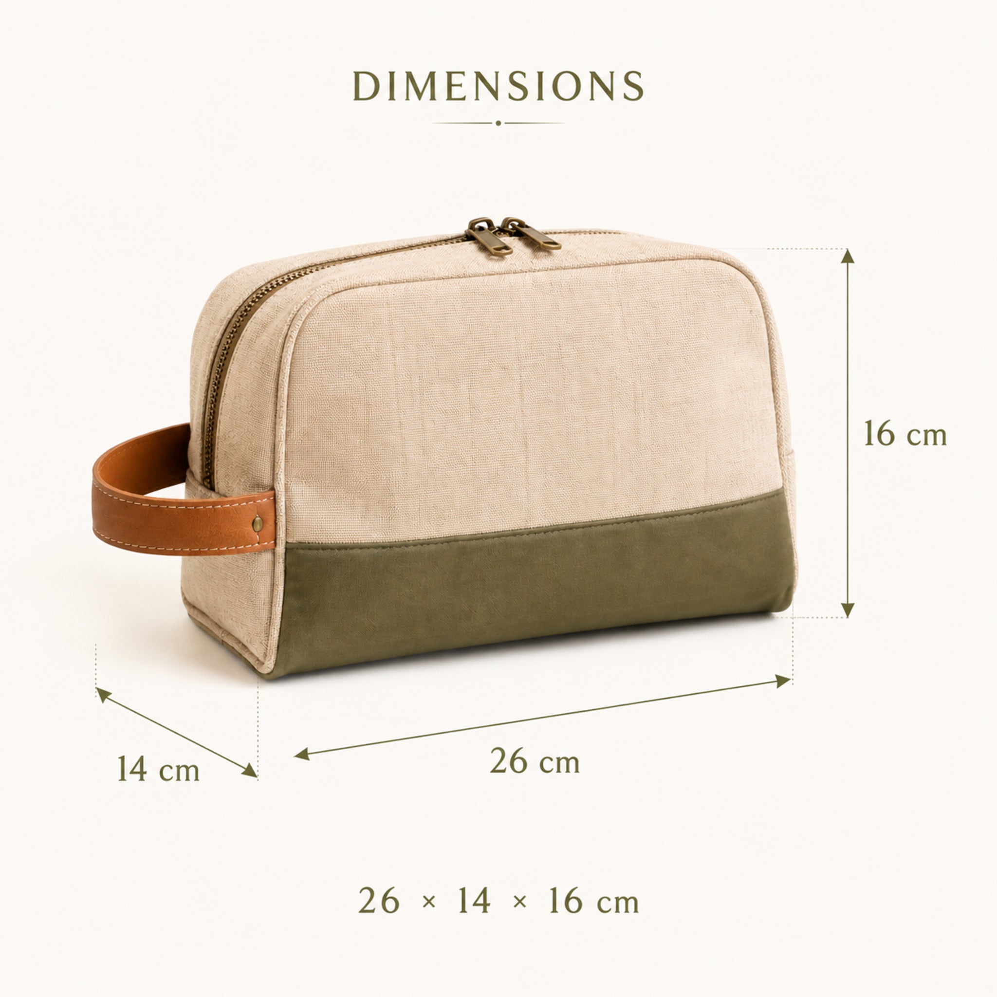 Trousse de toilette Avignon imperméable – Organisation élégante en voyage