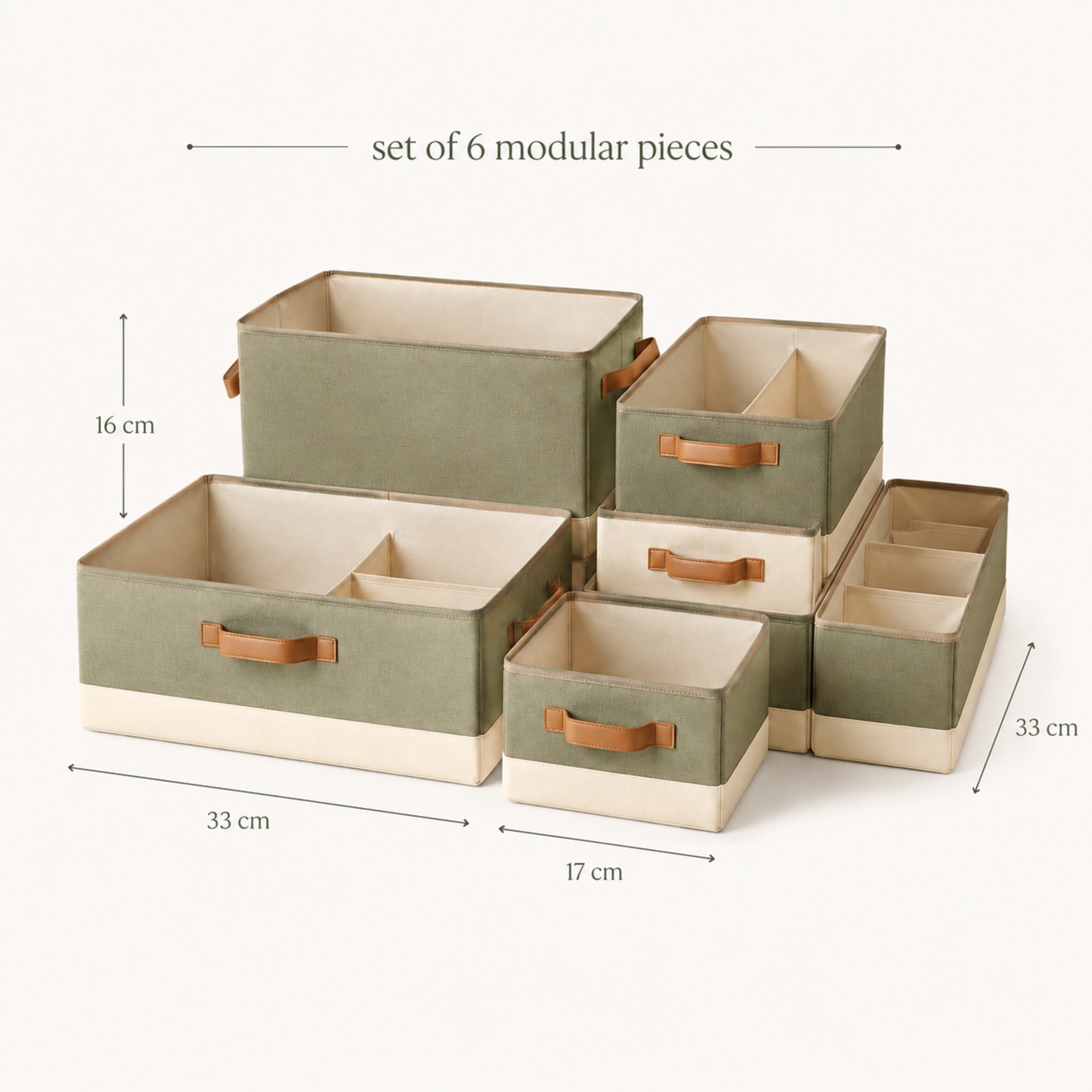 Organisateur maison Céladon multipoches – Rangement modulable et pratique
