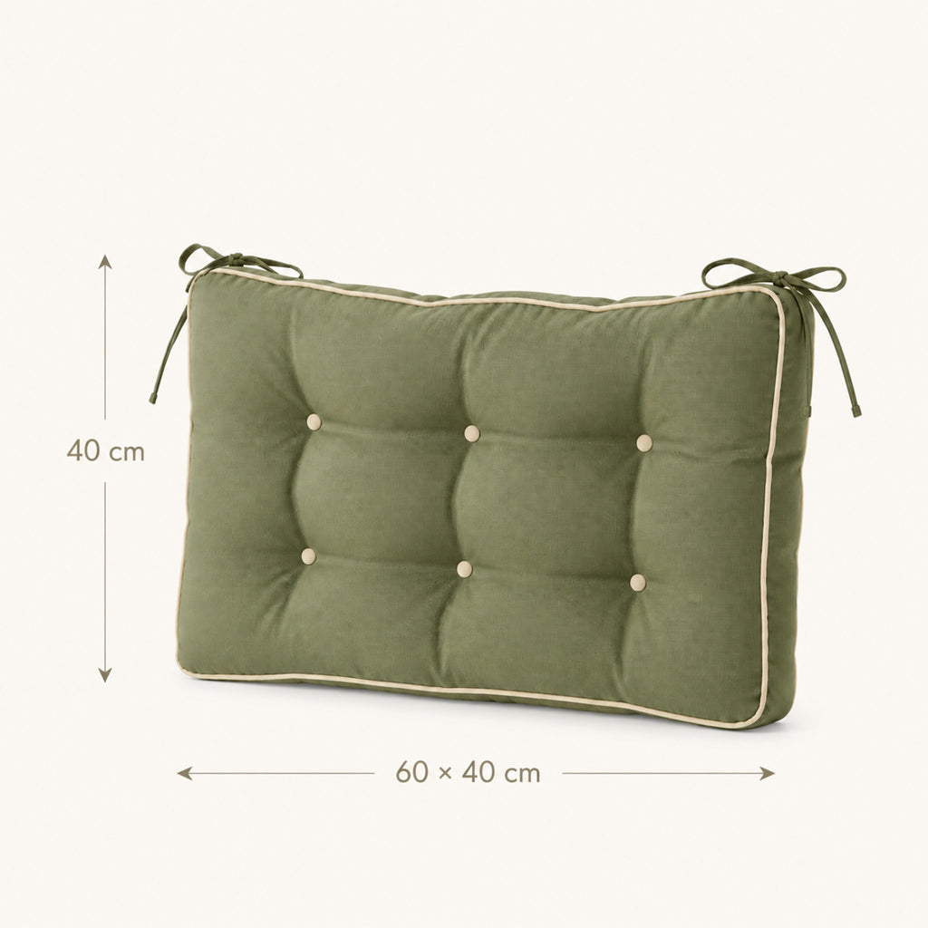 Coussin outdoor Esterel déperlant – Confort durable pour terrasse et camping