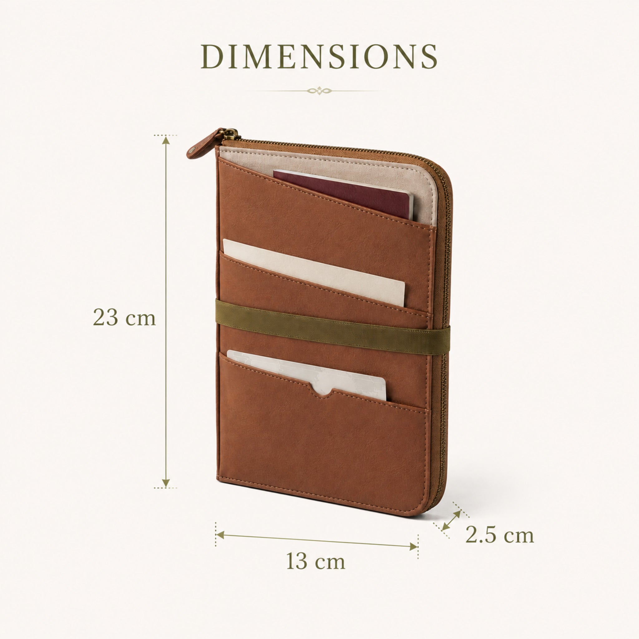 Organisateur passeport Orsay – Porte-documents de voyage sécurisé