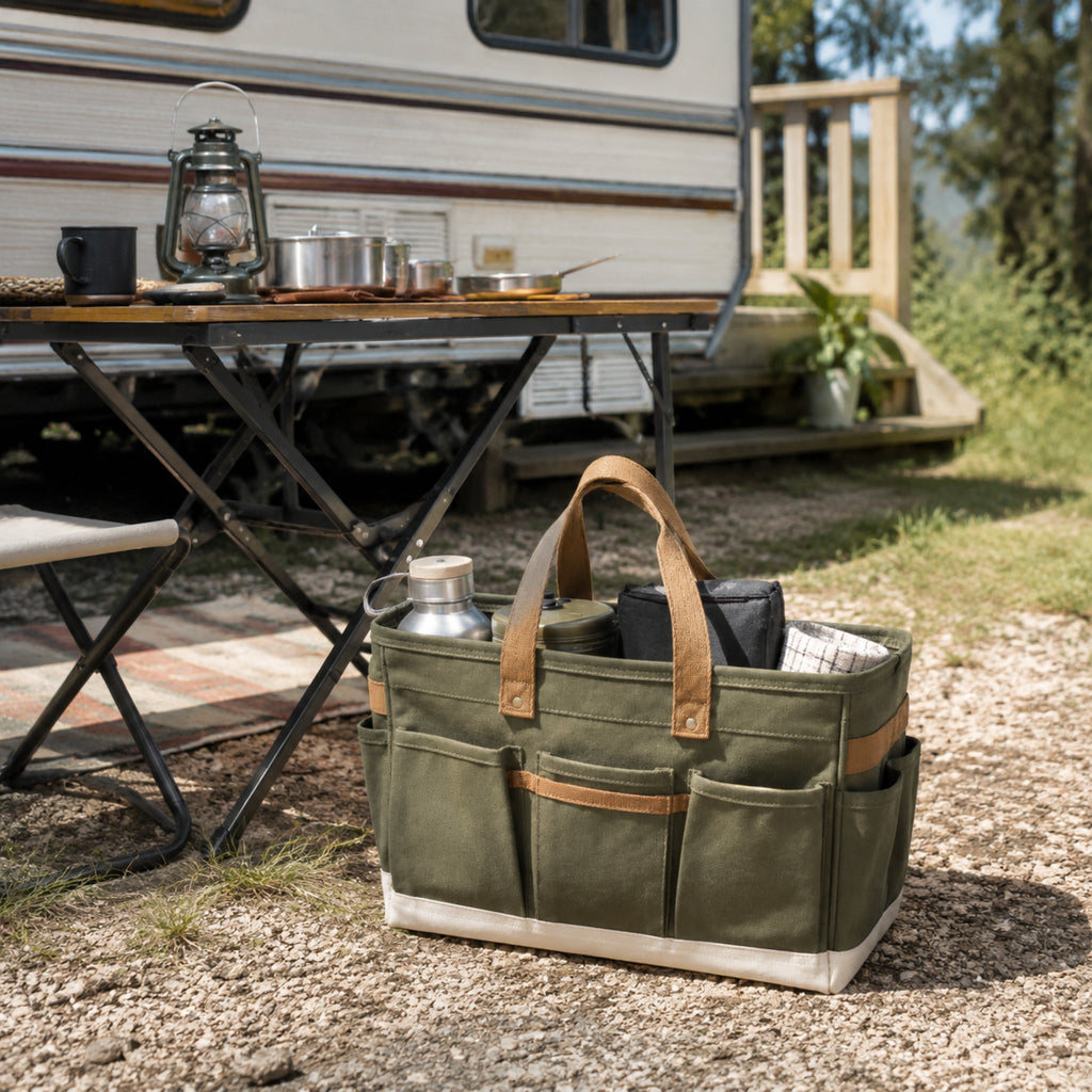 Sac de rangement camping Alpilles – Organisateur robuste à grande capacité