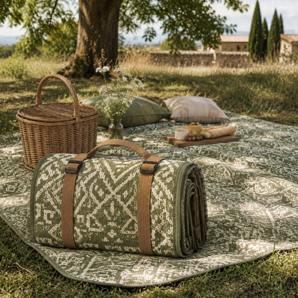 Couverture de pique-nique Camargue imperméable – Confort grand format en plein air