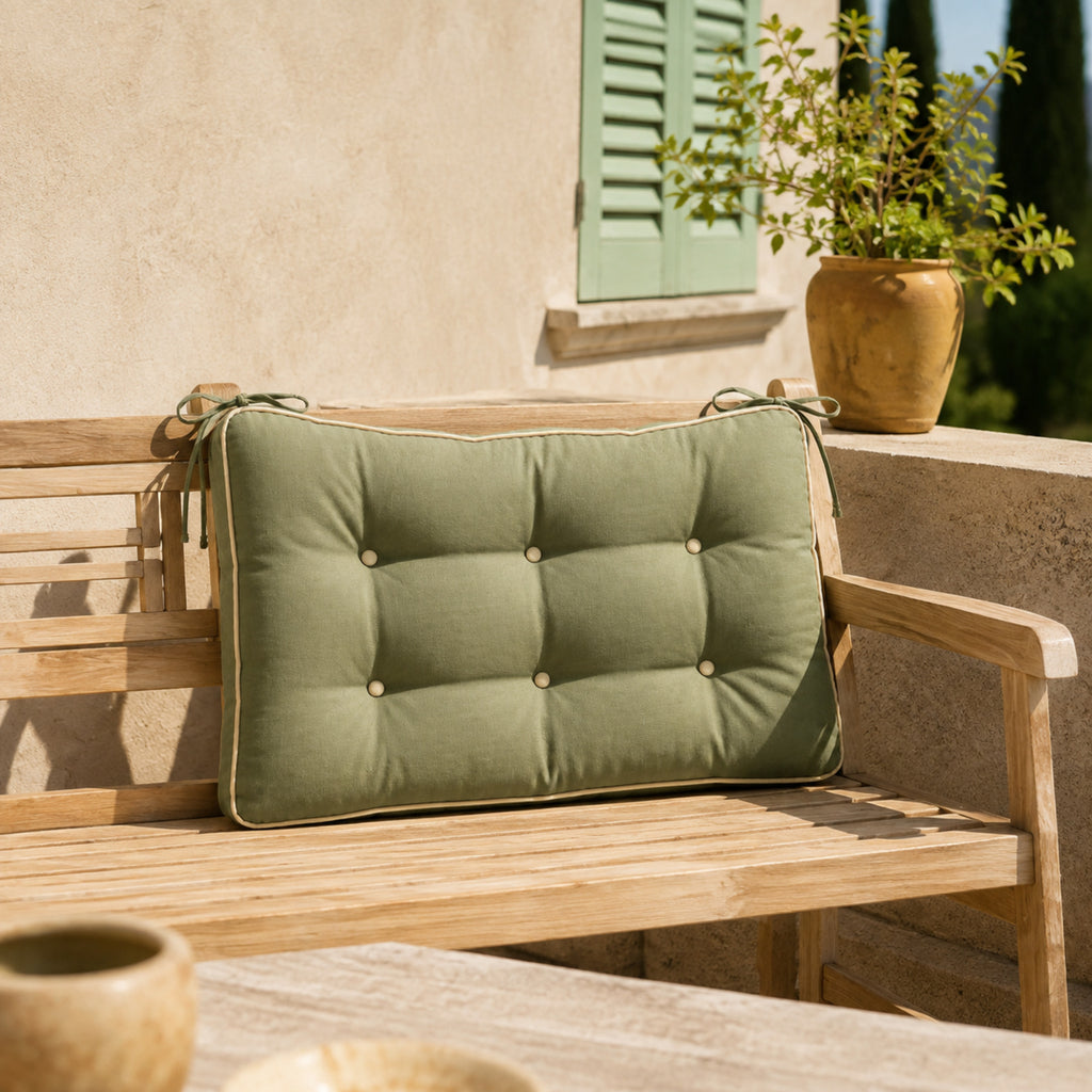Coussin outdoor Esterel déperlant – Confort durable pour terrasse et camping