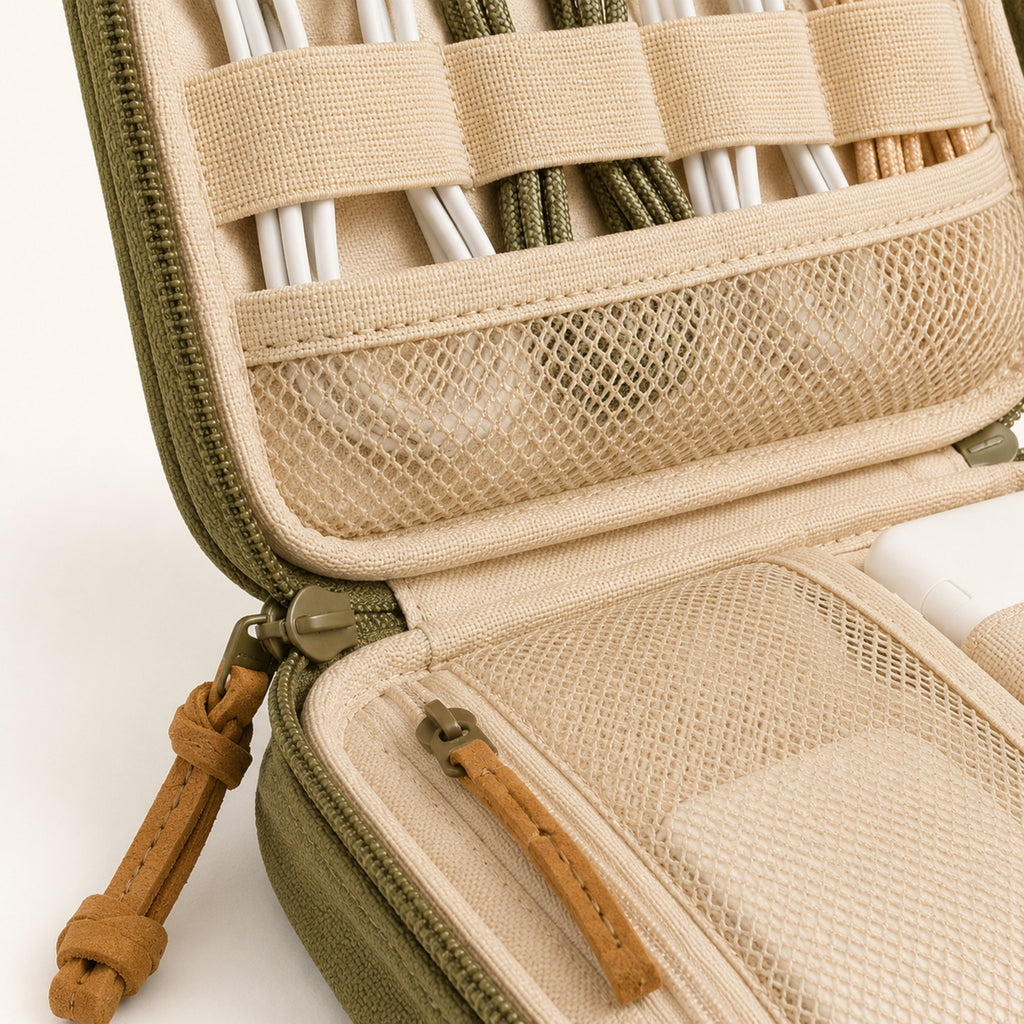Pochette câbles Nomade – Organisateur électronique compact et complet
