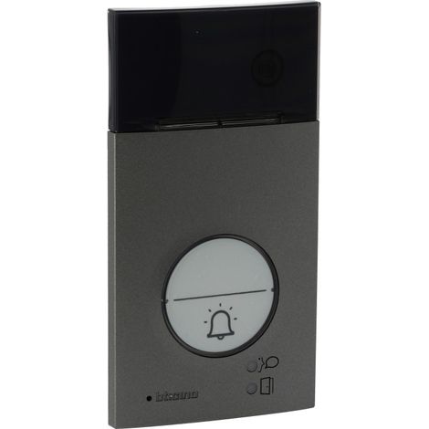 Bticino – Platine de rue vidéo modulable 2 fils – Caméra grand angle avec LED – Zamak – IP54 – Installation professionnelle requise — photo 6