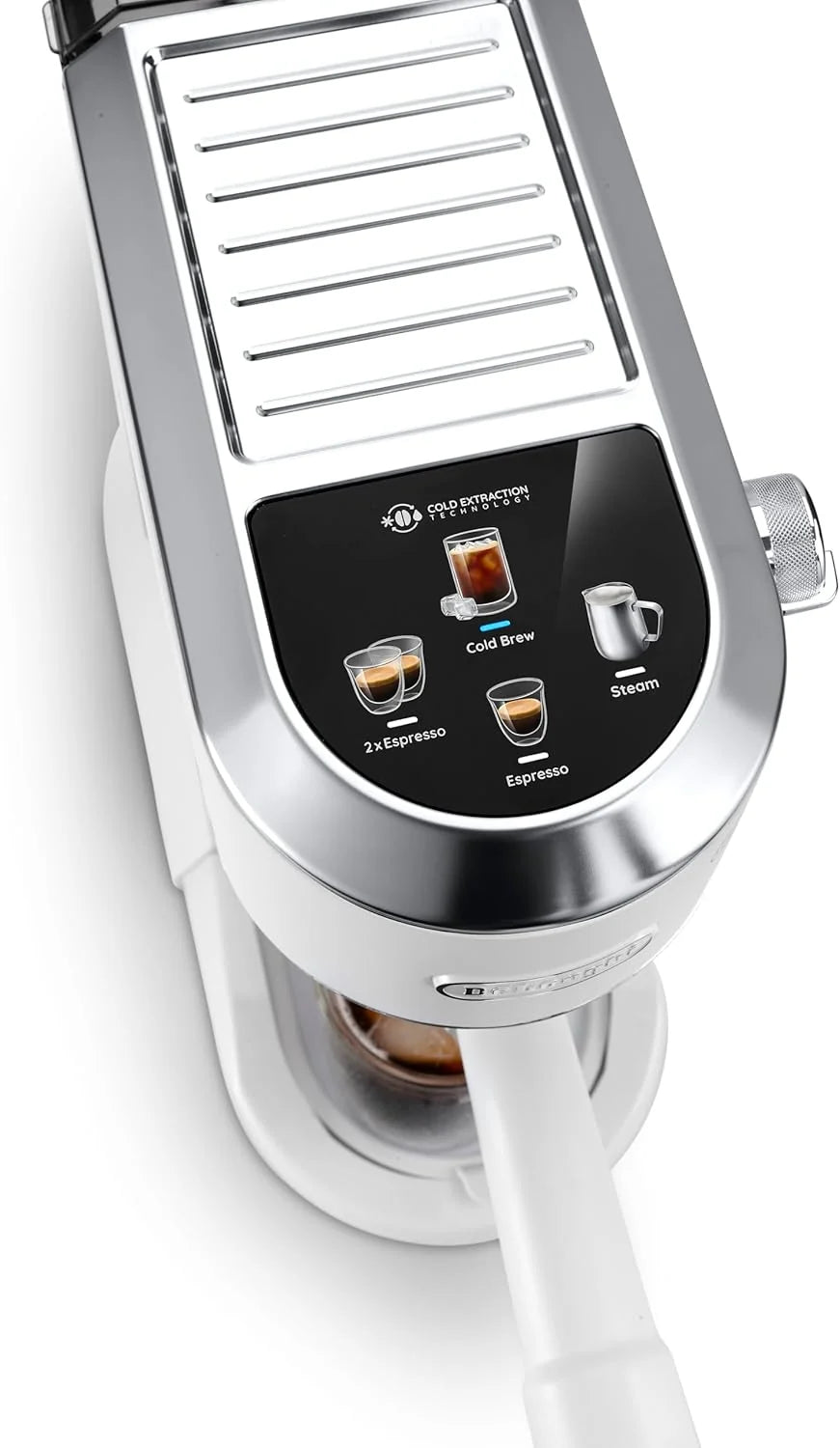 2026 De'Longhi Dedica – Cafetière à pompe en acier inoxydable pour café moulu ou individuel, expresso et cappuccino, réservoi