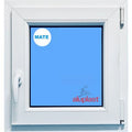 Eco-Blu – Fenêtre PVC 700x700mm blanche oscillo-battante – Double vitrage SGG CLIMALIT PLUS – Isolation thermique A+ – Kit d'installation inclus — photo 1