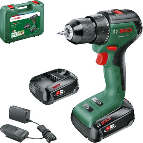 Visseuse sans fil Bosch UniversalDrill 18V-60 (2 batteries, système 18 volts)