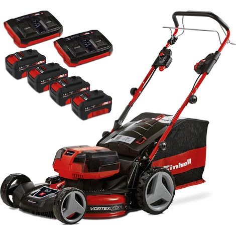 Einhell Professional Tondeuse à gazon sans fil GP-CM 36/47 S HW Li PXC (36V, Brushless, Mulching, largeur de coupe: 47cm, autotractée) Livré avec 4 Batteries 4,0Ah et 2 Chargeurs Doubles — photo 2