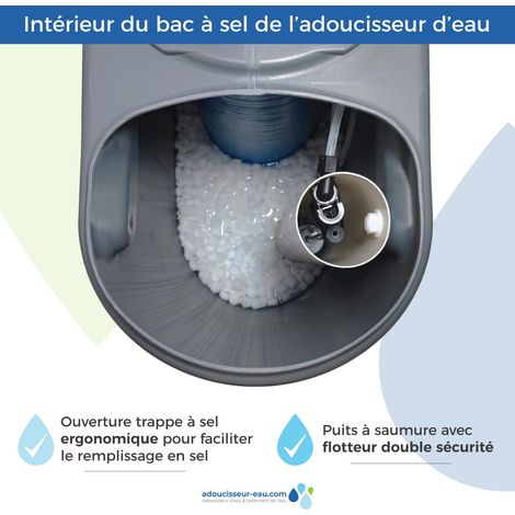 Adoucisseur d'eau FLECK 5600 Sxt - 30l - Complet avec accessoires — photo 4