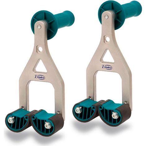 Virutex – Poignée de transport ergonomique en aluminium – Antidérapante – Pour panneaux bois, métal et PVC – 3 fonctions : tirer, porter, soulever — photo 5