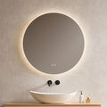 EMKE Miroir de salle de bain rond LED avec rétro-éclairage sans cadre Interrupteur tactile - Diamètre 80cm  Lumière Blanche Froide/Chaude/Neutre — photo 1