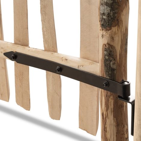 Easycloture – Portillon bois ganivelle 1m00 – Piquets en bois fendu – Résistant aux intempéries – Pour entrées naturelles — photo 3