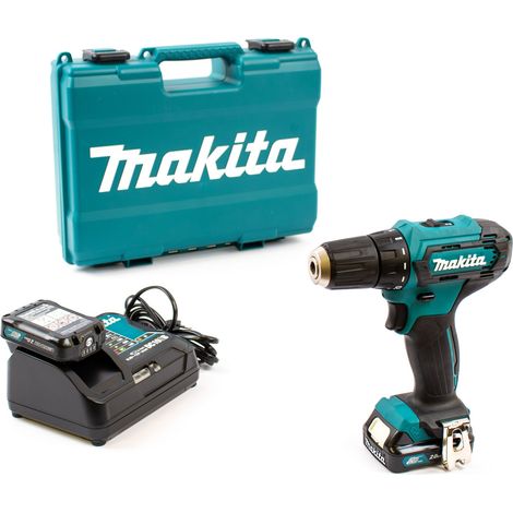Makita – Perceuse-visseuse sans fil 12V – 2 batteries 2.0Ah – Moteur puissant 30Nm – Vitesse 0-1700 tr/min – Coffret d'artisanat