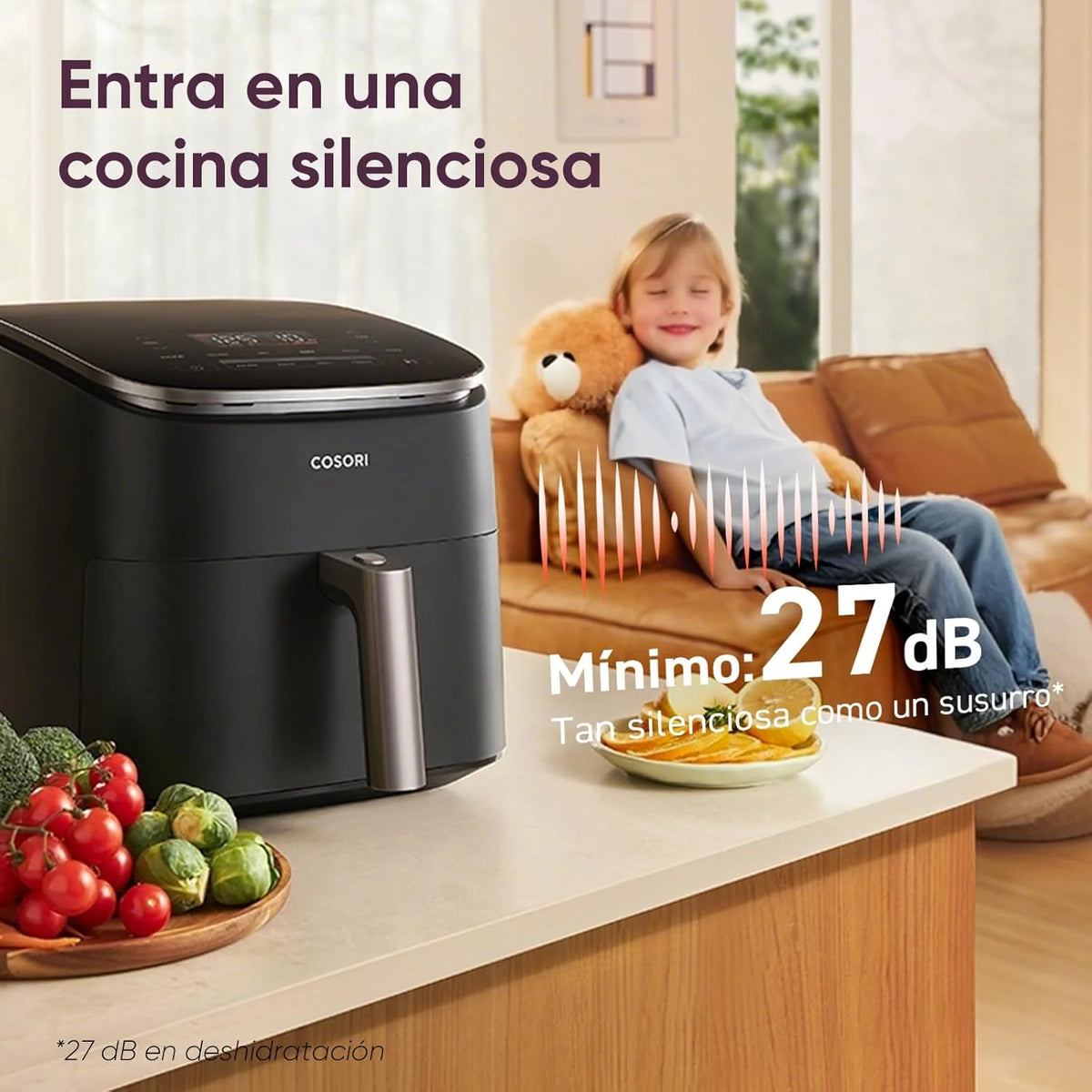 2026 Friteuse à air chaud Cosori Turbo Blaze 6L, intérieur en métal véritable, moteur CC exclusif, 46 % plus rapide, températ
