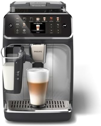 2026 Philips Machine à Expresso Entièrement Automatique 5500 Series–20 Boissons Chaudes et Glacées, Carafe LatteGo Facile à N