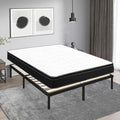 Iztoss – Ensemble sommier et matelas 160x200 cm – Matelas mousse 160x200x26 cm – Sommier à lattes en bois avec pieds – Installation rapide en 30 min — photo 1