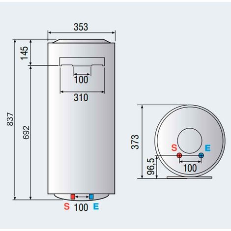 Ariston Group – Chauffe-eau à accumulation 50L vertical – Résistance blindée – Classe énergétique B – Écran LCD – Fonction Eco Evo – Technologie Waterplus — photo 5