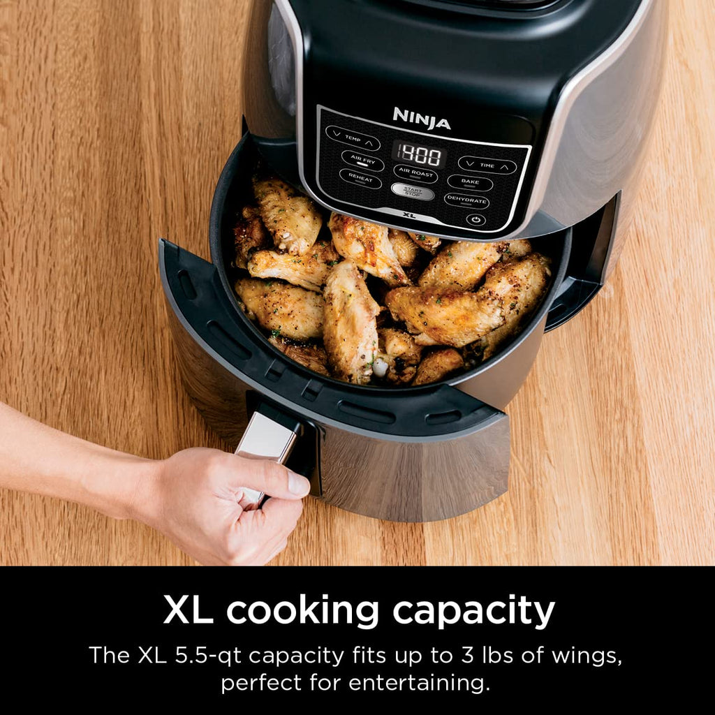 2026 Friteuse à air Ninja AF150AMZ 5,5 L (2025) : réchauffe, déshydrate et multifonctions