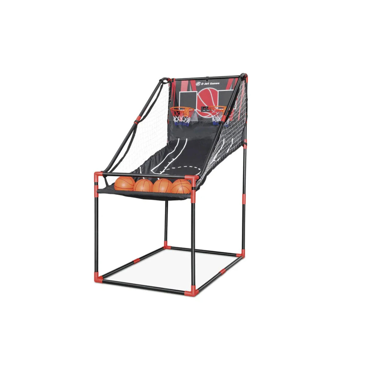 2026 Arcade Games - Double Basketball Hoop - Electronic Games(Noir/Rouge/Orange)