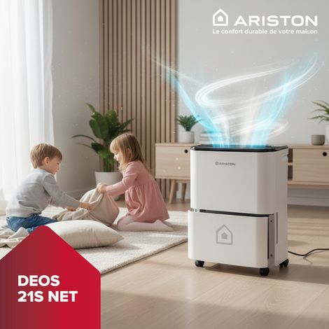 Déshumidificateur Intérieur Connecté 21L - Ariston DEOS 21S NET WIFI - Intelligent, Silencieux,  jusqu'à 52 m² — photo 3