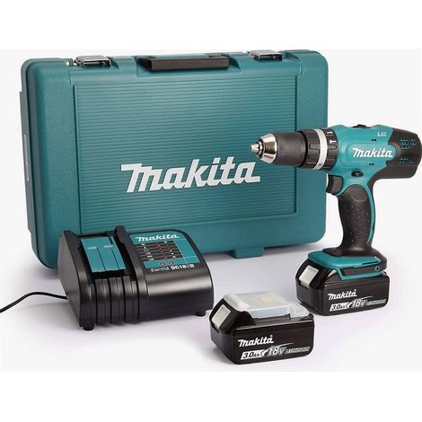 Perceuse visseuse à percussion 18v 2 batteries Makita