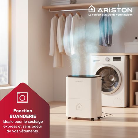 Déshumidificateur Intérieur Connecté 21L - Ariston DEOS 21S NET WIFI - Intelligent, Silencieux,  jusqu'à 52 m² — photo 2