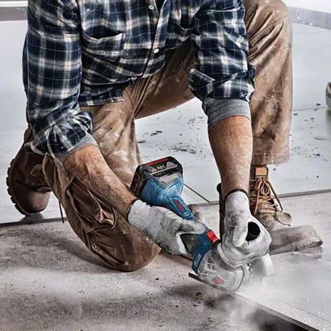 Meuleuse Brushless 18V BOSCH 125mm GWS 18V-7 - machine nue - 06019H9001 — photo 6