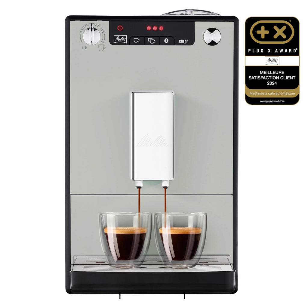 2026 Melitta Solo Sandy Grey, Machine à Café à Grains avec Broyeur et Système d'Extraction des Arômes, Affichage LED, Mode 1