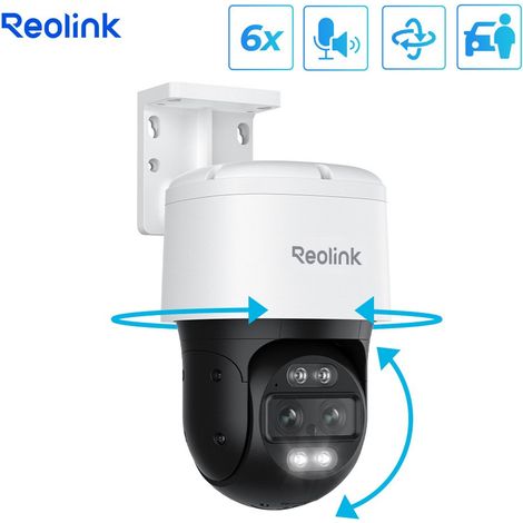 Reolink – Caméra PTZ 4K 8MP extérieure PoE – Double objectif 6x zoom – Suivi automatique – Vision nocturne couleur – Détection intelligente — photo 1