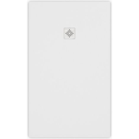 Receveur de douche extra plat QUARTZ Blanc Ral 9003 80x90 — photo 2