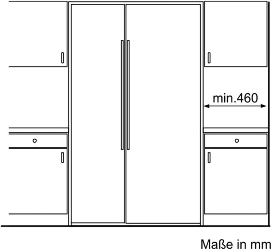 2026 Bosch KAN62A75 Side by Side/A++ / réfrigérateur : 385 L/congélateur : 219 L / 0. [Classe énergétique A++]