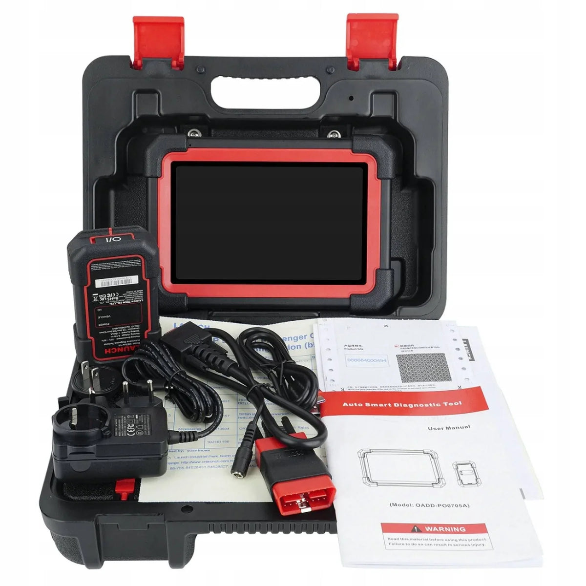 2026 EU Version Launch X431 Crp919e Bt CANFD DOIP Outil de diagnostic de voiture(Noir/Rouge)