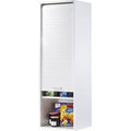 Beaux Meubles Pas Chers – Meuble de cuisine haut blanc 1 rideau coulissant – 4 niches réglables – Dimensions L 40 x H 123.6 x P 35 cm – Éco-conçu, fabriqué en France — photo 1