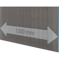 Wedi – Panneau d'isolation en mousse XPS 260 x 120 x 1,25 cm – Étanchéité et isolation thermique – Compatible carrelage et revêtements — photo 1
