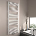 EMKE Sèche-serviette eau chaude, Radiateur sèche-serviettes raccordement central  Blanc 160x60cm 761 Watts — photo 1