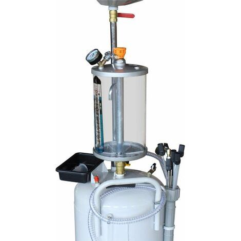 Varan Motors – Récupérateur d'huile de vidange pneumatique NEOLD16 – 80L – Bac de collecte 20L – Vidange par aspiration et gravité – Pour ateliers auto — photo 4