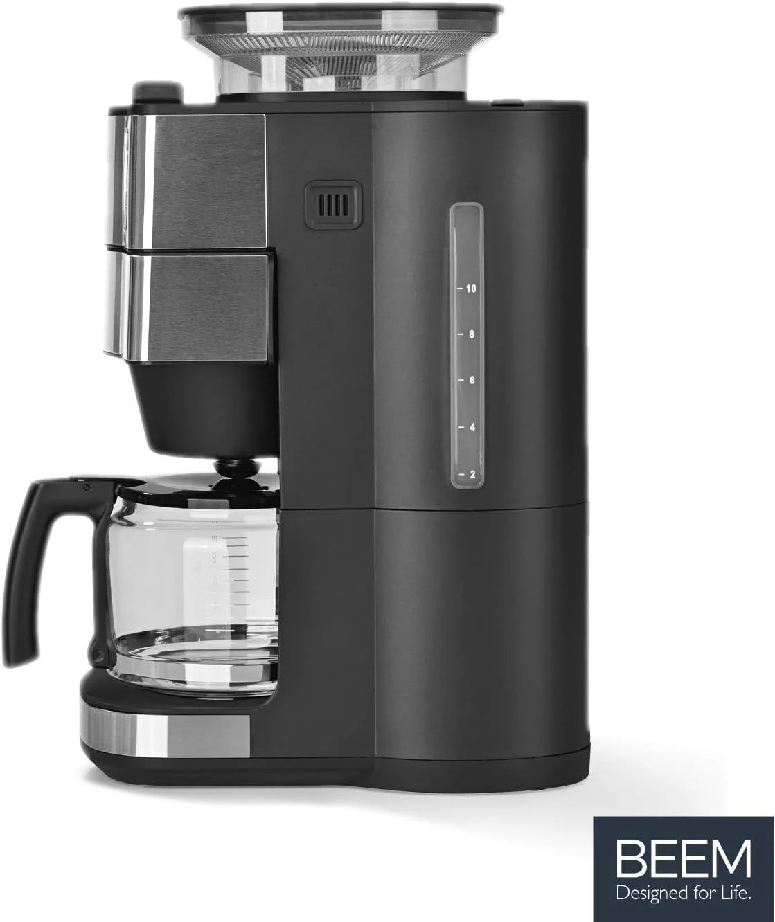 2026 BEEM FRESH-AROMA-PERFECT II Filterkaffeemaschine mit Mahlwerk - Thermo | Edelstahl | Thermokanne | 24h-Timer | 1000 W |