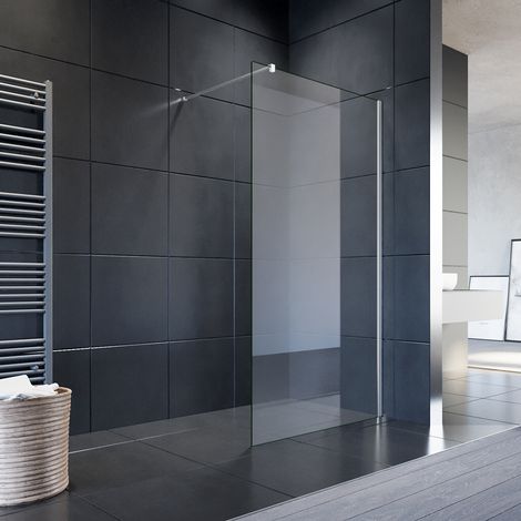 SONNI 110x200cm Walk in Paroi de douche, NANO ESG 8mm, Paroi de douche en verre avec stabilisateur — photo 1