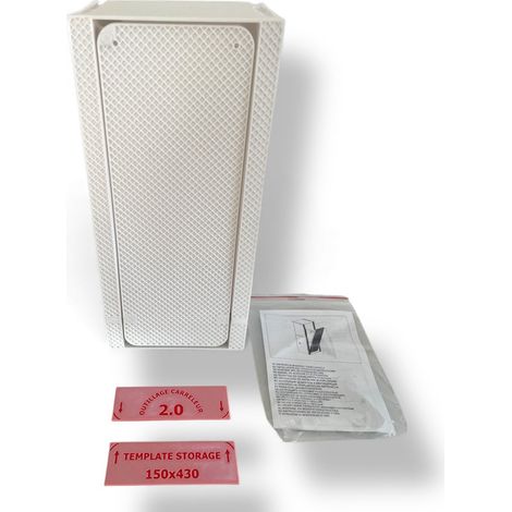 Porte-brosse WC encastré à carreler – Finition invisible – Compatible tous types de carreaux – Nettoyage facile avec réceptacle amovible — photo 2