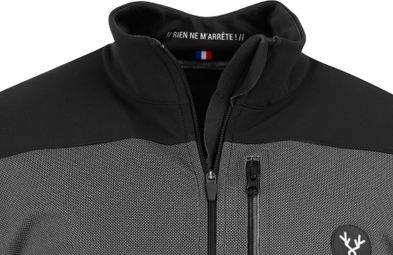 Veste Hiver LeBram Telegraphe Noir Coupe Ajustée — photo 5