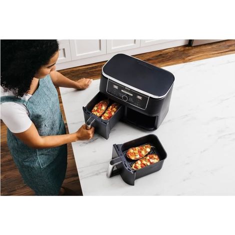Ninja – AF400EU – Friteuse sans huile 2 compartiments – 6 modes de cuisson – Cuisson jusqu'à 75% plus rapide – Technologie Max Crisp — photo 5