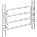 Relaxdays – Grille de fenêtre télescopique anti cambriolage – Acier galvanisé – Dimensions réglables 600 x 1000-1500 mm – Protection efficace contre effractions — photo 1